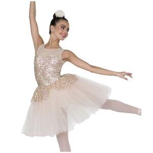 A Wish Come True Dance Costume #25386 Luminary Mid Length Tutu Adult Small